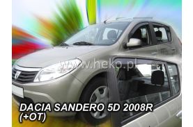 Paravanturi Heko Compatibile DACIA Sandero I 2008-2012 Hatchback - fata si spate