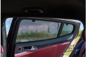 Parasolare Carshades Compatibile KIA Stinger 2017-2023 Sedan/ Berlina – set complet (uși spate + geamuri laterale fixe)
