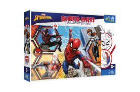 Puzzle trefl primo  24 super maxi disney spiderman in actiune