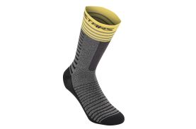 Sosete Alpinestars Drop Socks 19 Mid Gray Yellow S