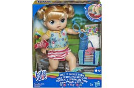 Bebelus blond baby alive paseste si pantofii vor lumina