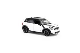 Masinuta metalica minicooper alba scara 1 la 24