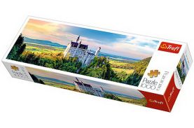Puzzle trefl 1000 panorama castelul neuschwanstein