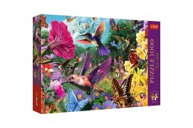 Puzzle trefl 1000 premium plus tea time gradina cu colibri