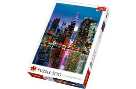 Puzzle trefl 500 luna plina in manhattan