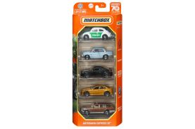 Matchbox set 5 masinute metalice autobahn express iv scara 1:64