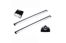 Bare transversale Thule Rapid System Wingbar Evo pentru SUBARU Forester, 5 usi SUV, model 2013-2017, Sistem cu prindere in puncte fixe