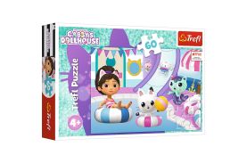 Puzzle trefl 60 gabbys dollhouse gabby la piscina