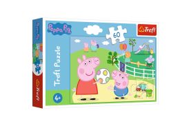 Puzzle trefl 60 peppa pig distractie cu prietenii