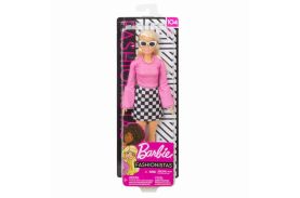 Papusa barbie fashionista blonda cu ochelari_FXL44