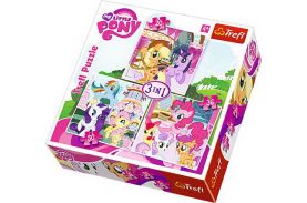 Puzzle trefl 3in1 my little pony