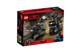 Lego super heroes urmarirea cu motocicleta batman si selina kyle 76179