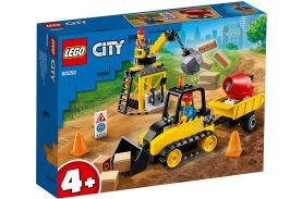 Lego city buldozer pentru constructii 60252