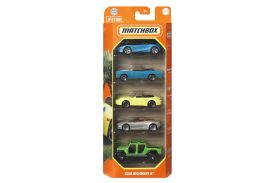 Matchbox set 5 masinute metalice mbx blue highways ii scara 1:64