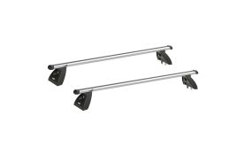 Sistem bare transversale Hakr Aluminiu gri pentru SKODA Fabia (I 6Y), 5 usi Hatchback, an fabricatie 1999 - 2008, Sistem cu prindere in puncte fixe