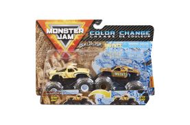 Monster jam set 2 masinute bulldozer si the meents color change