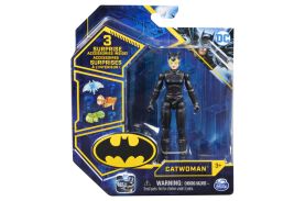 Figurina catwoman articulata 10cm cu 3 accesorii surpriza
