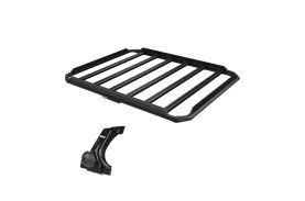 Sistem Grilaj Thule Caprock XXL tip cos (cu sine laterale) pentru TOYOTA Land Cruiser 70 5 usi SUV, model 2024 - prezent, Sistem cu prindere pe jgheaburi de ploaie
