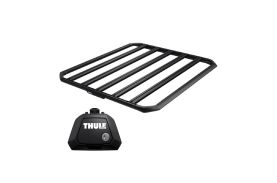 Sistem Grilaj Thule Caprock XL tip platforma pentru GREAT WALL Tank 300 5 usi SUV, model 2023 - prezent, Sistem cu prindere pe bare longitudinale