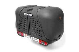 Cutie portbagaj pe carligul de remorcare Towbox V2 DOG Negru