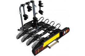 Suport biciclete Peruzzo Pure Instinct 708/4 cu prindere pe carligul de remorcare - pentru 4 biciclete