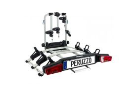 Suport biciclete Peruzzo Zephyr 713/3E cu prindere pe carligul de remorcare - pentru 3 biciclete electrice