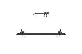 Adaptor a 3-a bicicleta pentru suportul de biciclete Thule WanderWay 2 cu prindere pe haion, Negru