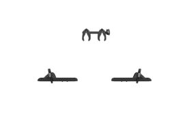 Adaptor pentru a 4-a bicicleta pentru suportul de biciclete Thule WanderWay cu prindere pe haion, Negru