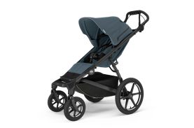 Carucior Thule Urban Glide 4 all-terrain, cu catarama hamului magnetica, Dark Slate