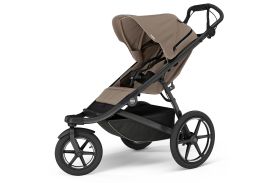 Carucior Thule Urban Glide 3 all-terrain cu prinderea hamului magnetica, Tint Taupe