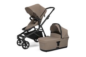 Set Carucior Thule Sleek 2 + Landou, Tinted Taupe