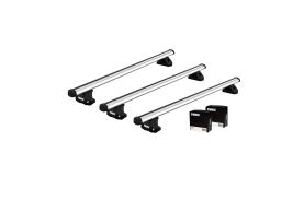 Bare transversale Thule Evo Fixpoint Profesional pentru FIAT Scudo, 4 usi Van, model 2022 - prezent, Sistem cu prindere in puncte fixe (3 bare/set)