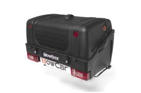 Cutie portbagaj pe carligul de remorcare Towbox V1 Negru