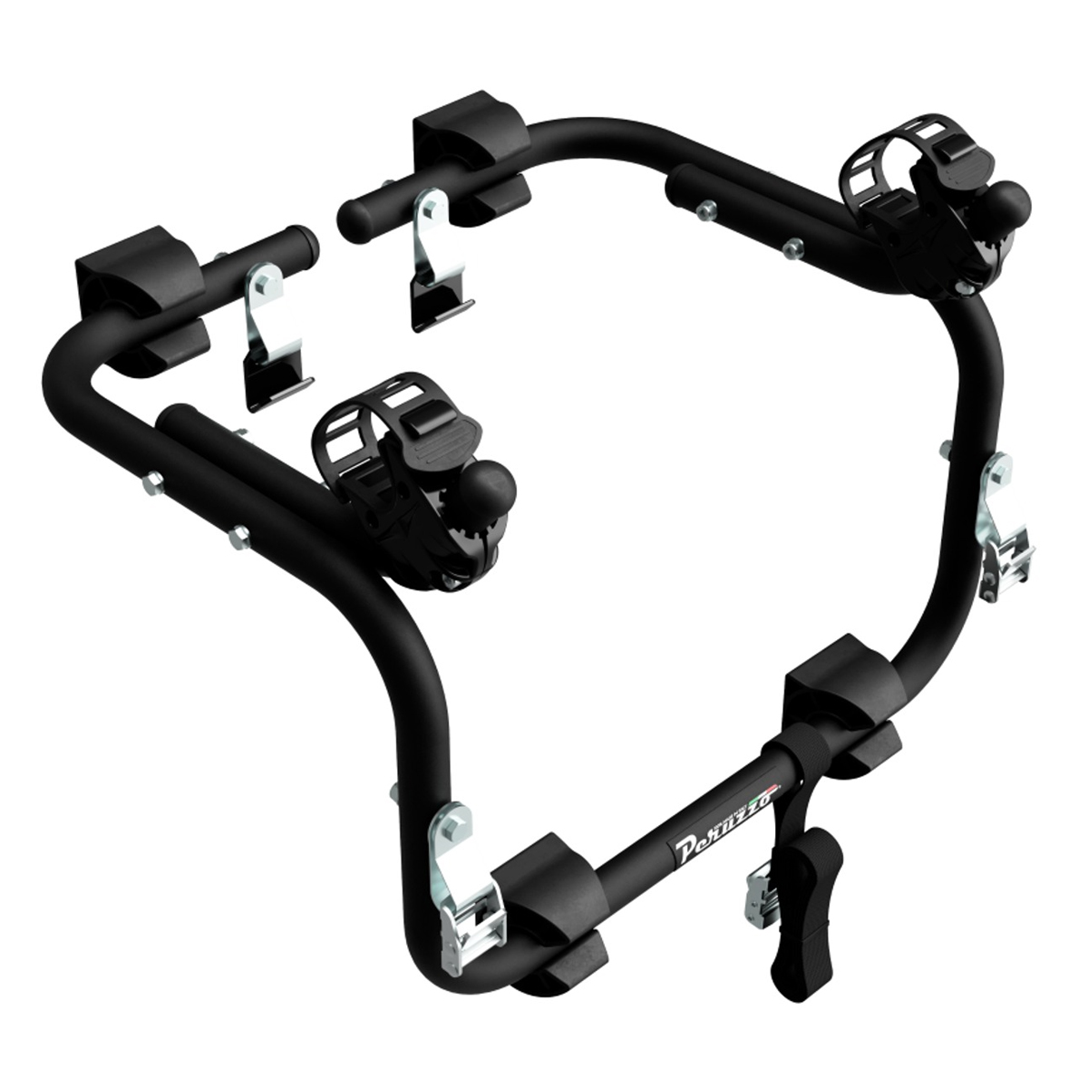 Suport bicicleta Peruzzo, BdG 381N, cu prindere pe haion pentru 1 bicicleta, Negru