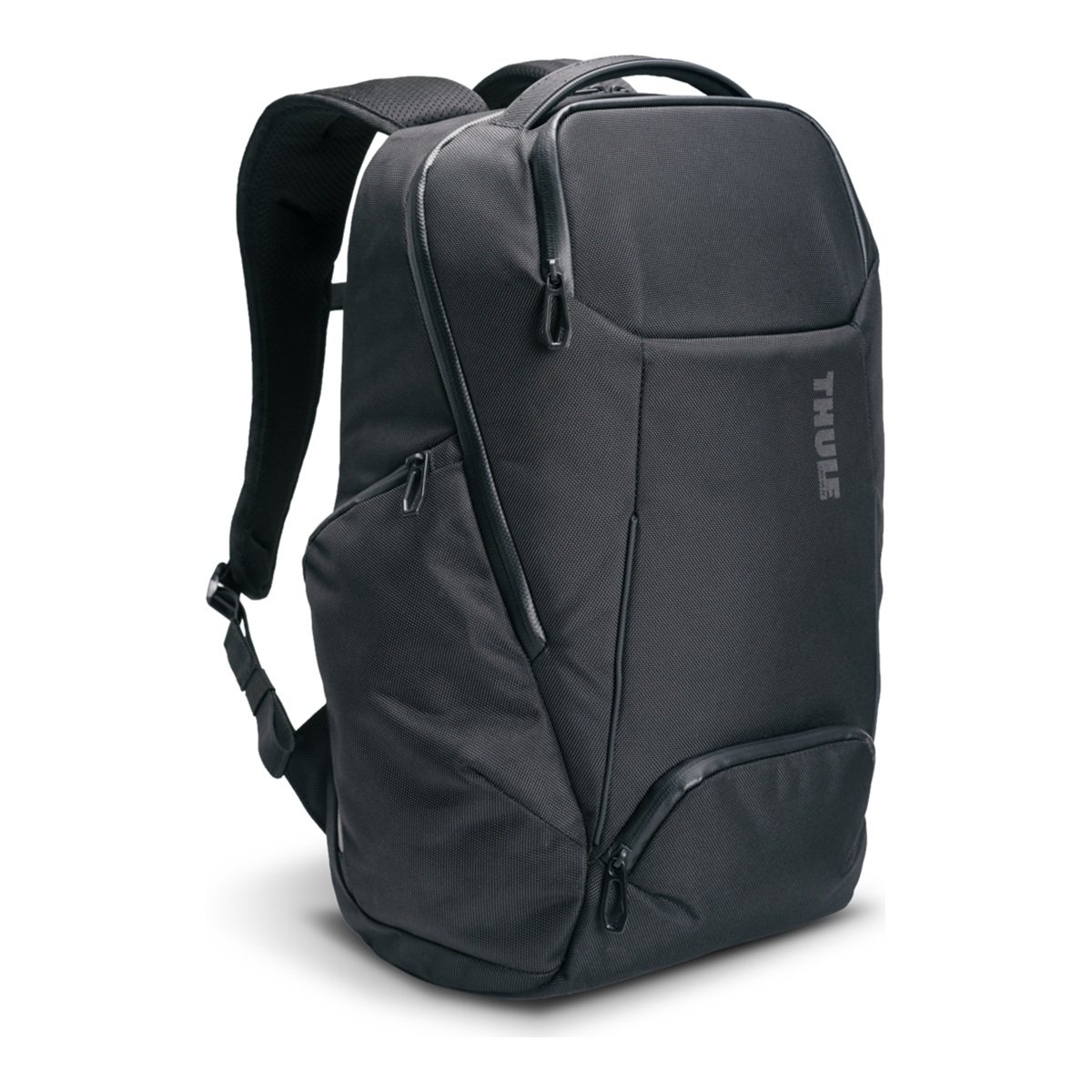 Rucsac urban cu compartiment laptop, Thule, Accent, 26L, Negru, Black edition