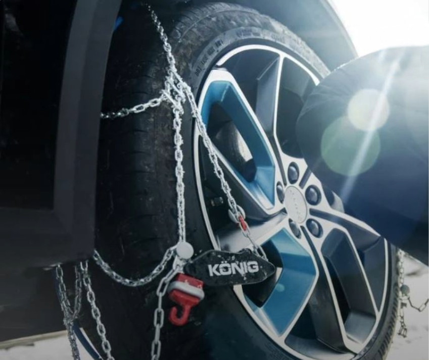 Cum se montează lanțurile de zăpadă König?